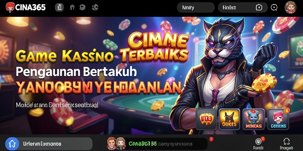 Screenshot gameplay CINA365 menampilkan pengalaman kasino yang mendebarkan.