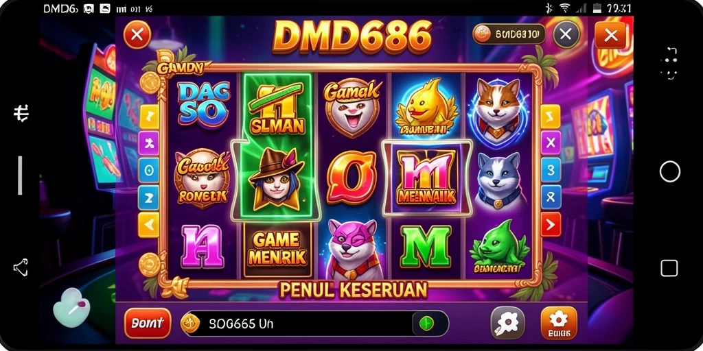 Tampilan gameplay DMD686 yang menarik dan seru.