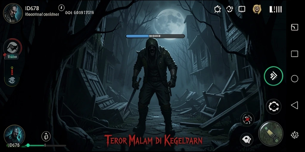 Tampilan menyeramkan dari gameplay ID678 yang menggetarkan.