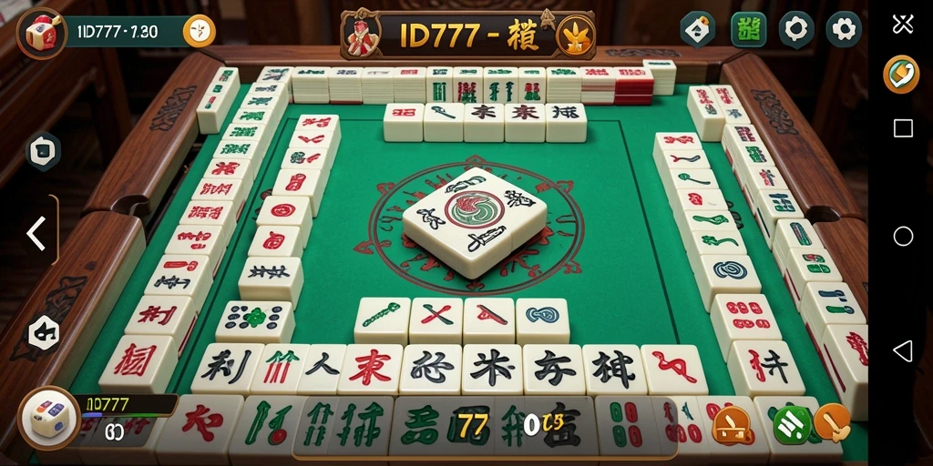 Tampilan gameplay menarik dari game Mahjong ID777.