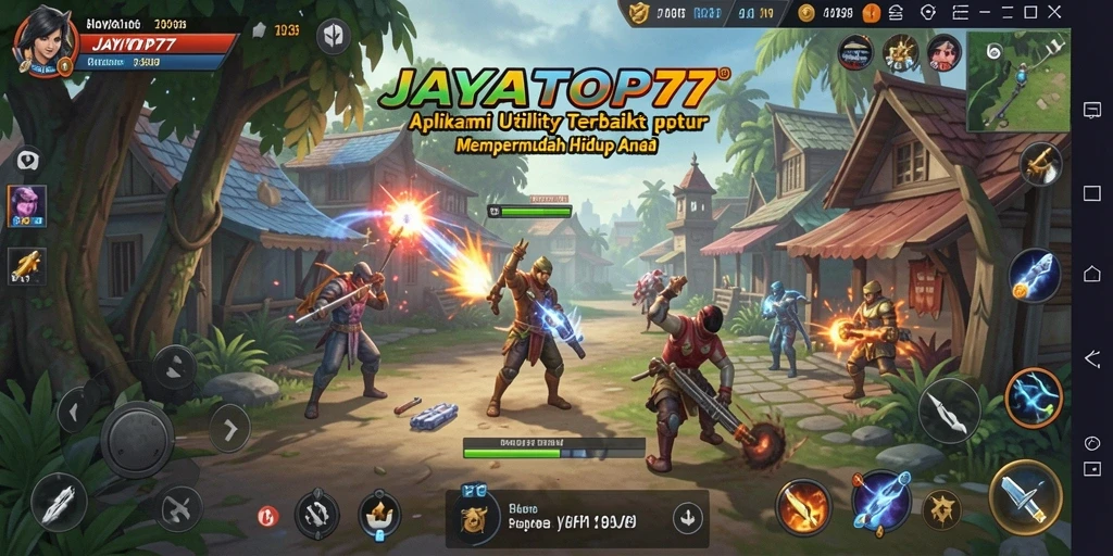 Screenshot utama JAYATOP77 yang menunjukkan antarmuka aplikasi Utility yang intuitif.