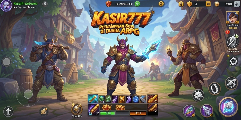 Tampilan gameplay KASIR777 menampilkan pertarungan mendebarkan dan karakter yang kuat.