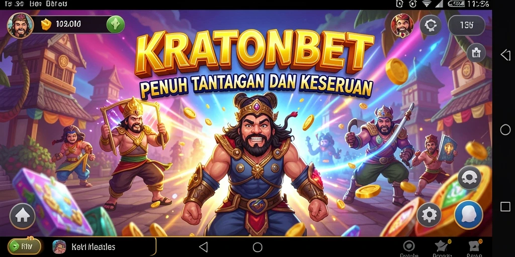 Tangkapan layar gameplay KRATONBET yang mendebarkan dan penuh aksi.