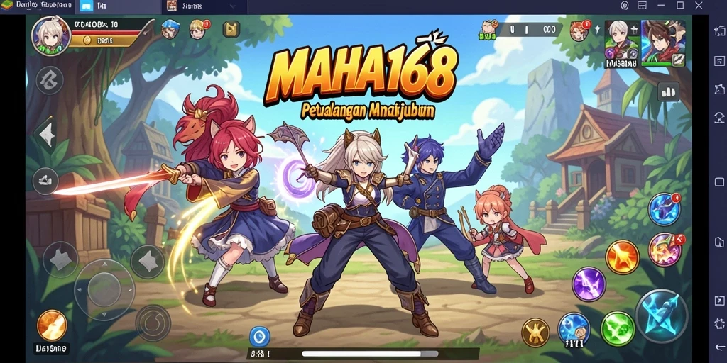 Gameplay seru dengan karakter Anime yang menawan.