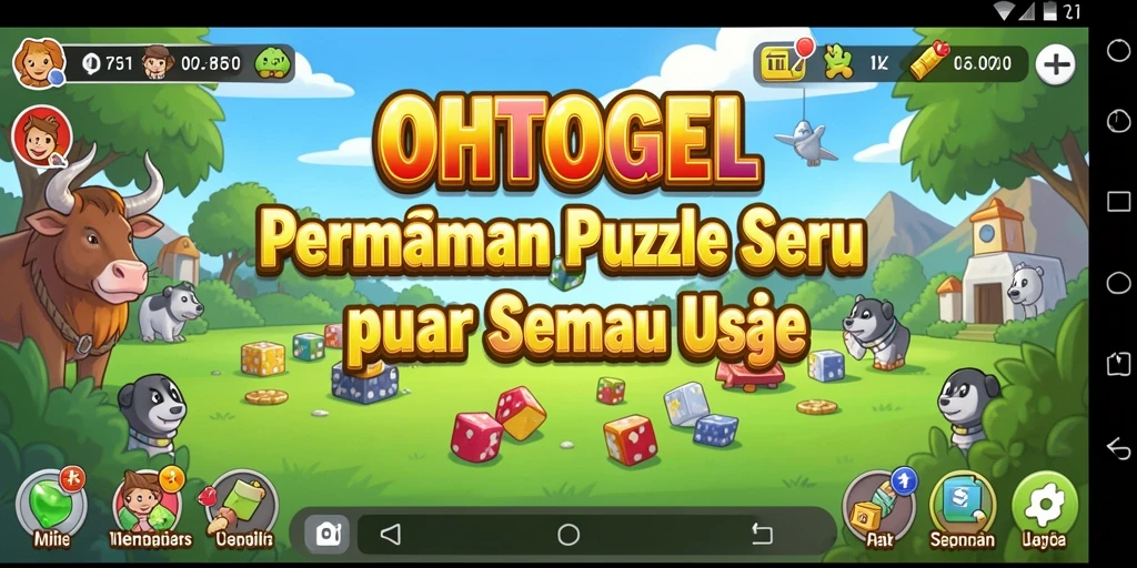Screenshot OHTOGEL yang menampilkan gameplay Puzzle yang menarik.